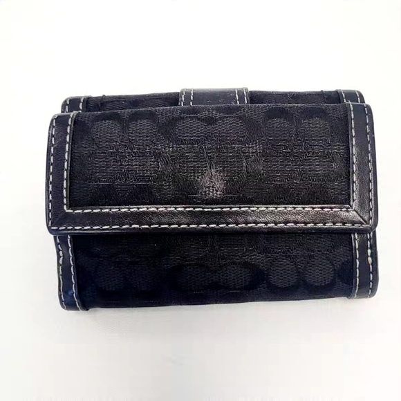 Coach Signature Bifold Wallet - Picture 2 of 5